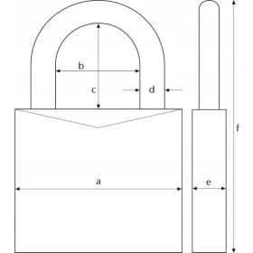 ABUS Marine Padlock T84MB/30 (3-pack same key)