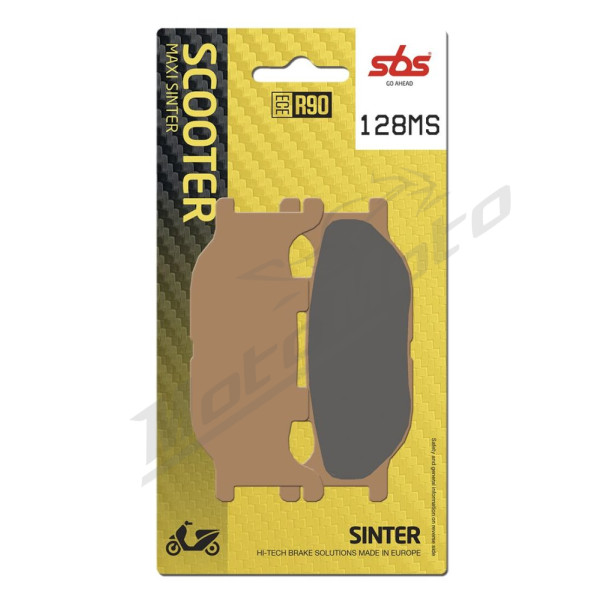 SBS MS Scooter Maxi Sintered Brake Pads Italjet / Yamaha 125-500cc 96-13