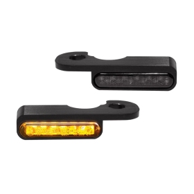 HEINZ BIKES LED Handlebar Turn Signals Harley Davidson FXDC / VRSCA / VRSCF / VRSCR / VRSCX 1130/1690 02-17 