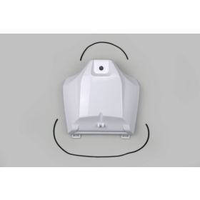 UFO Gas Tank Cover White Yamaha YZ / WR 250-450 18-24