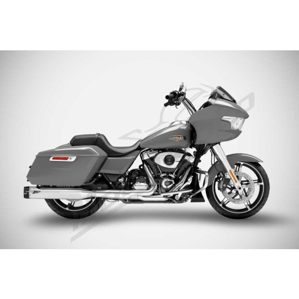 ZARD 4.33 Inches Slip-Ons Flat Muffler duslintuvai Harley Davidson FLHR / FLHTC / FLHX / FLTRI 1450-1800cc 06-16