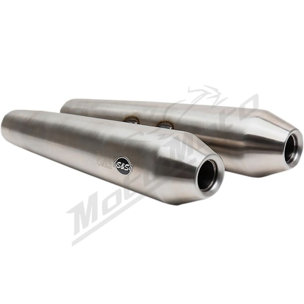 S&S CYCLE Race only Slip-On Mufflers Royal Enfield Continental / Interceptor 650cc 19-21