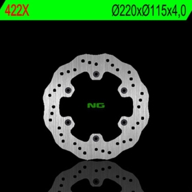 NG BRAKES 422X galinis fiksuotas stabdžių diskas YAMAHA WR / YZ 125-400 85-98