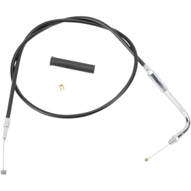 DRAG SPECIALTIES Black Vinyl Throttle/Idle Cable Harley Davidson FLSTSB 1584cc 08-10