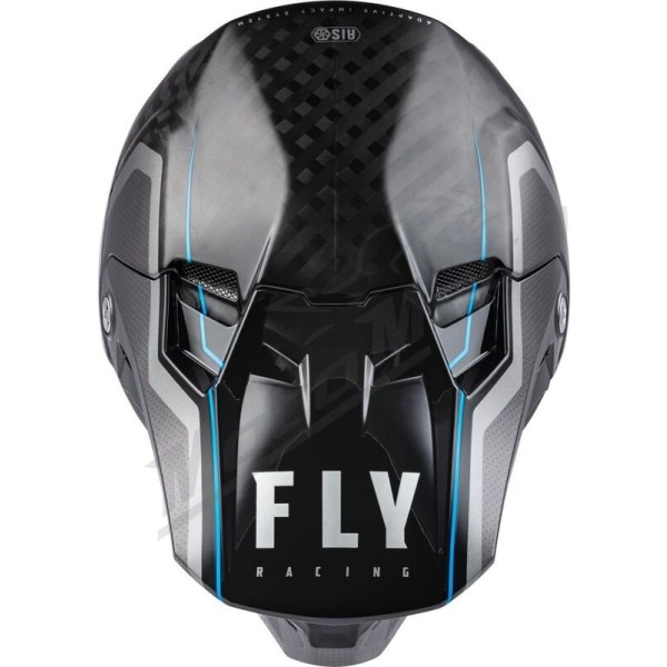 FLY RACING Formula Carbon Axon Helmet Black/Blue  XL