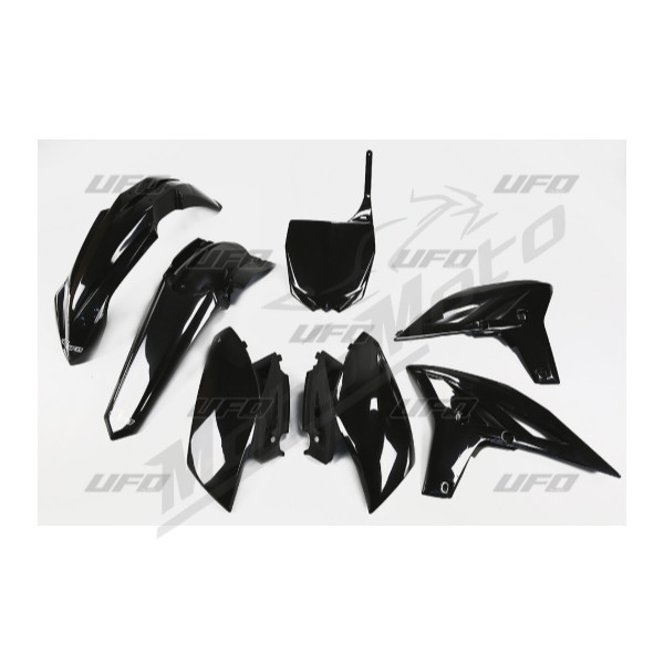 Ufo plastic set YAMAHA YZF 250 11-13 Black