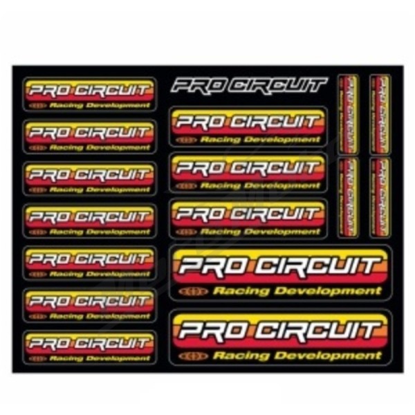 PRO CIRCUIT Original Logo Decal Sheet 34x26cm