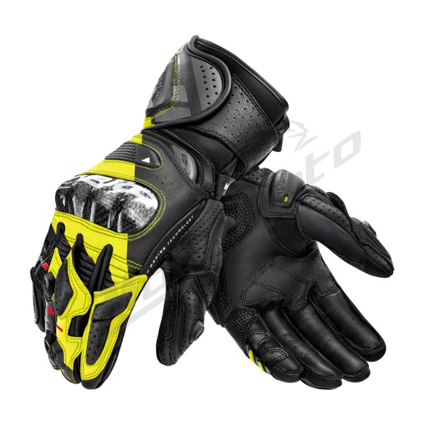 Shima RS-3 Men Leather Gloves Black / Yellow