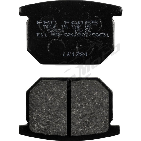 EBC Organic Base "FA" Brake Pads SUZUKI  XN / GSX / GS /GR 550-1100cc 80-84