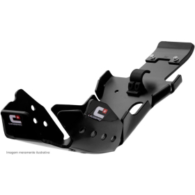 CROSSPRO Engine / swingarm cover black Beta RR 125-200 20-22
