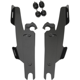 MEMPHIS SHADES HD Fats/Slim Windshield  Trigger-Lock Complete Mount Kit Harley Davidson FLFB / FLFBS 1750-1868 18-24