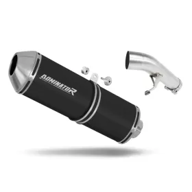 Suzuki GSXF 650 2007-2016 Exhaust Silencer Muffler OVR BLACK + dB killer
