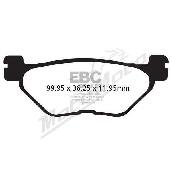EBC SFA stabdžių trinkelės YAMAHA XP 500-560cc 01-22