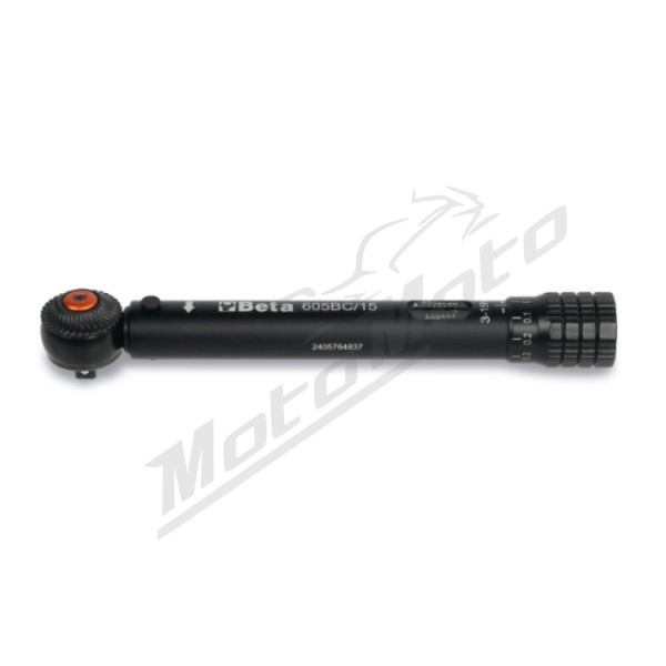 BETA TOOLS Compact Click-Type Torque Wrench - up to 15 Nm