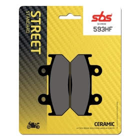 Sbs stabdžių trinkelės 593HF keraminės HONDA