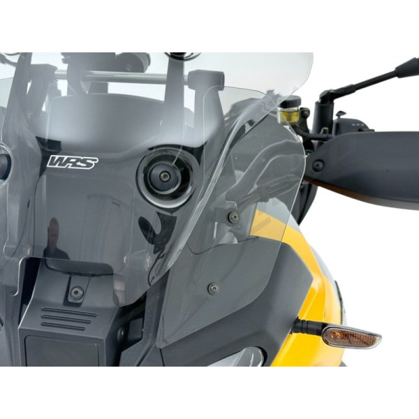 WRS MG009F Side Deflectors Smoke Moto Guzzi Stelvio 1000 ABS 2024