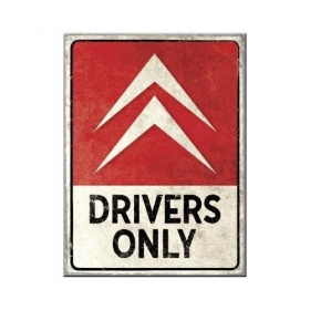 Magnetukas Citroen Drivers Only 6x8
