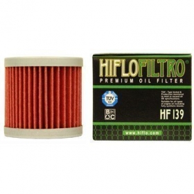 Oil filter HIFLO HF139 ARCTIC CAT DVX/ KAWASAKI KFX/ KLX/ SUZUKI LT-Z/ LT-R/ DR-Z 400-450cc 2000-2019