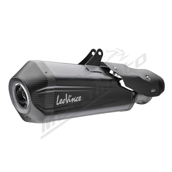 LEOVINCE LV-12 R Black Edition Slip-On Muffler Stainless Steel / Carbon Fiber Honda CRF 1100L 24-25