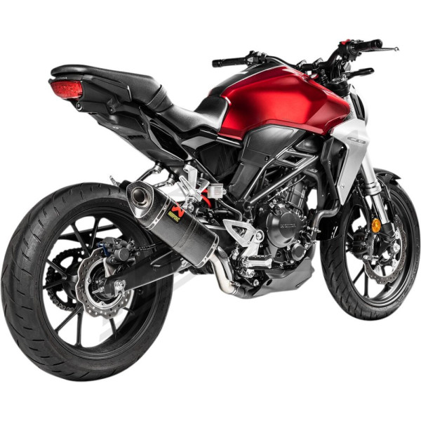 AKRAPOVIC Slip-On Anglies pluošto Duslintuvas Honda CB 300R 18-23