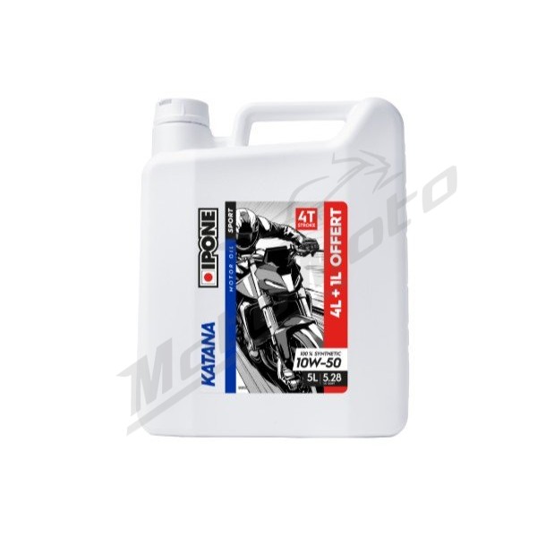 Alyva IPONE KATANA SPORT 10W50 sintetinė - 4T - 5L