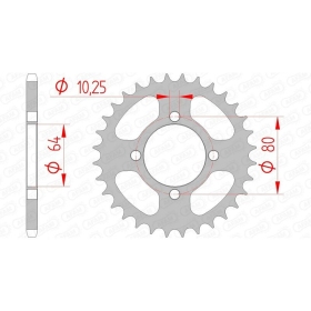 AFAM Steel Standard Rear Sprocket 520 32-36 teeth YAMAHA YFA / YFM 125 89-11