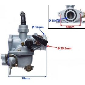 Carburetor (screwed on) HONDA ATC70 / ST90