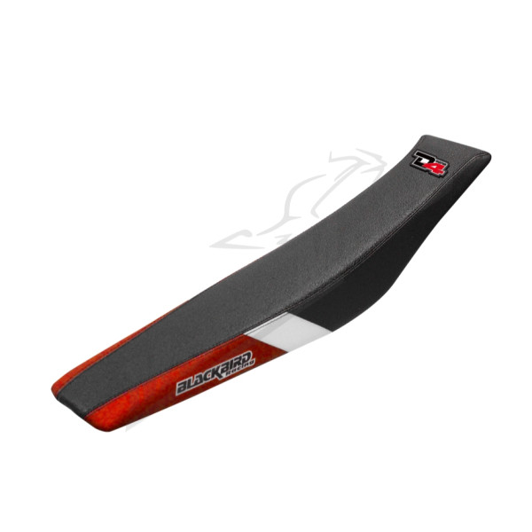 Blackbird seat cover Dream 4 Husqvarna CR / WR / TE / TC 125-510cc 08-13 Black/Red