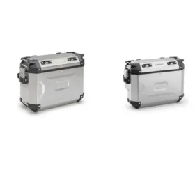 KAPPA Monokey Cam Side aluminum silver storage boxes 48L