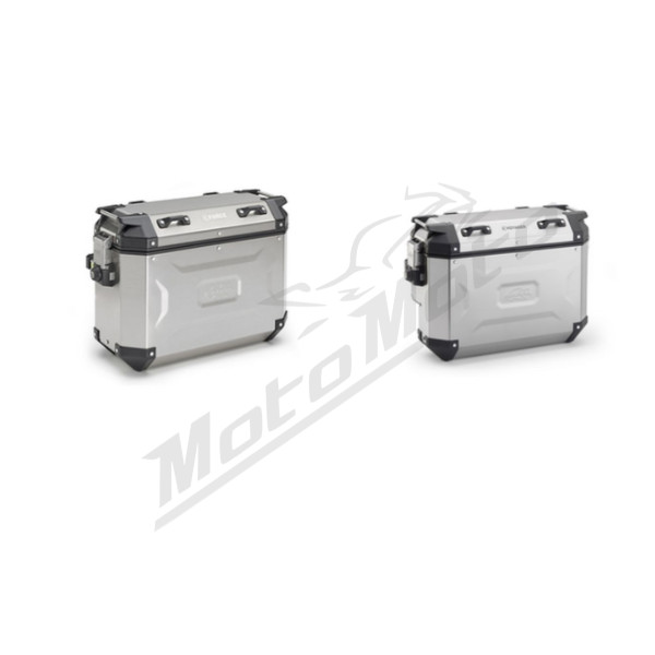 KAPPA Monokey Cam Side aluminum silver storage boxes 48L