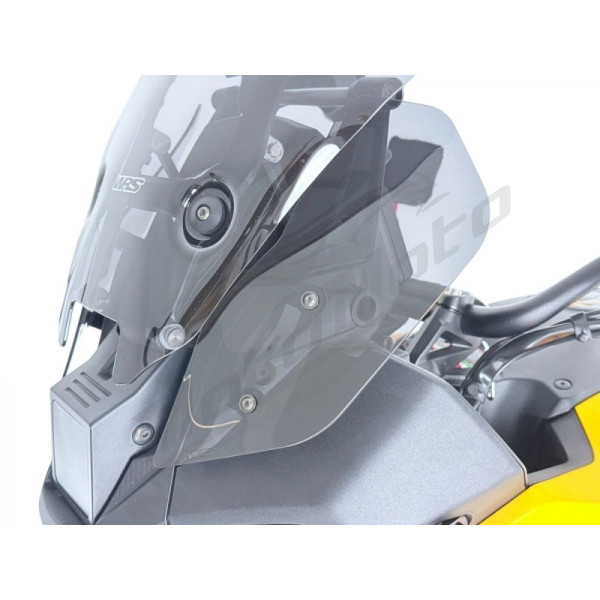WRS MG009F Side Deflectors Smoke Moto Guzzi Stelvio 1000 ABS 2024