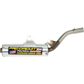 PRO CIRCUIT 304 Silencer Stainless Steel/Aluminum Kawasaki KX / Suzuki RM 85/100 89-22