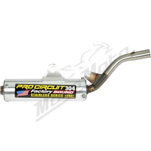 PRO CIRCUIT 304 Silencer Stainless Steel/Aluminum Kawasaki KX / Suzuki RM 85/100 89-22