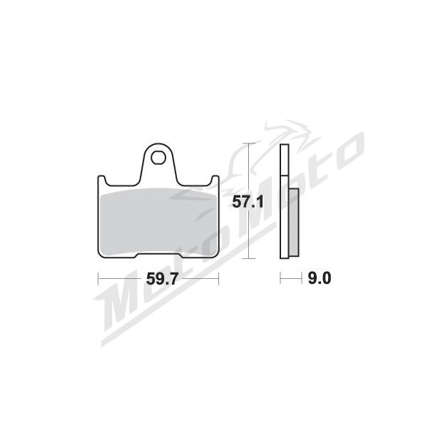 SBS KH254 Brake Pads Suzuki GSF / GSX / GSX-R 650-1400cc 01-07
