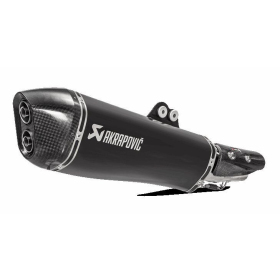 AKRAPOVIC Slip-On Line Muffler Stainless Steel / Carbon Fiber Kymco AK 550 17-20