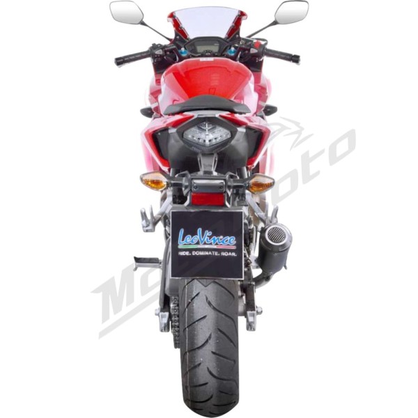 LEOVINCE LV-10 Black Edition Slip-On duslintuvas HONDA CB/CBR 500 16-19