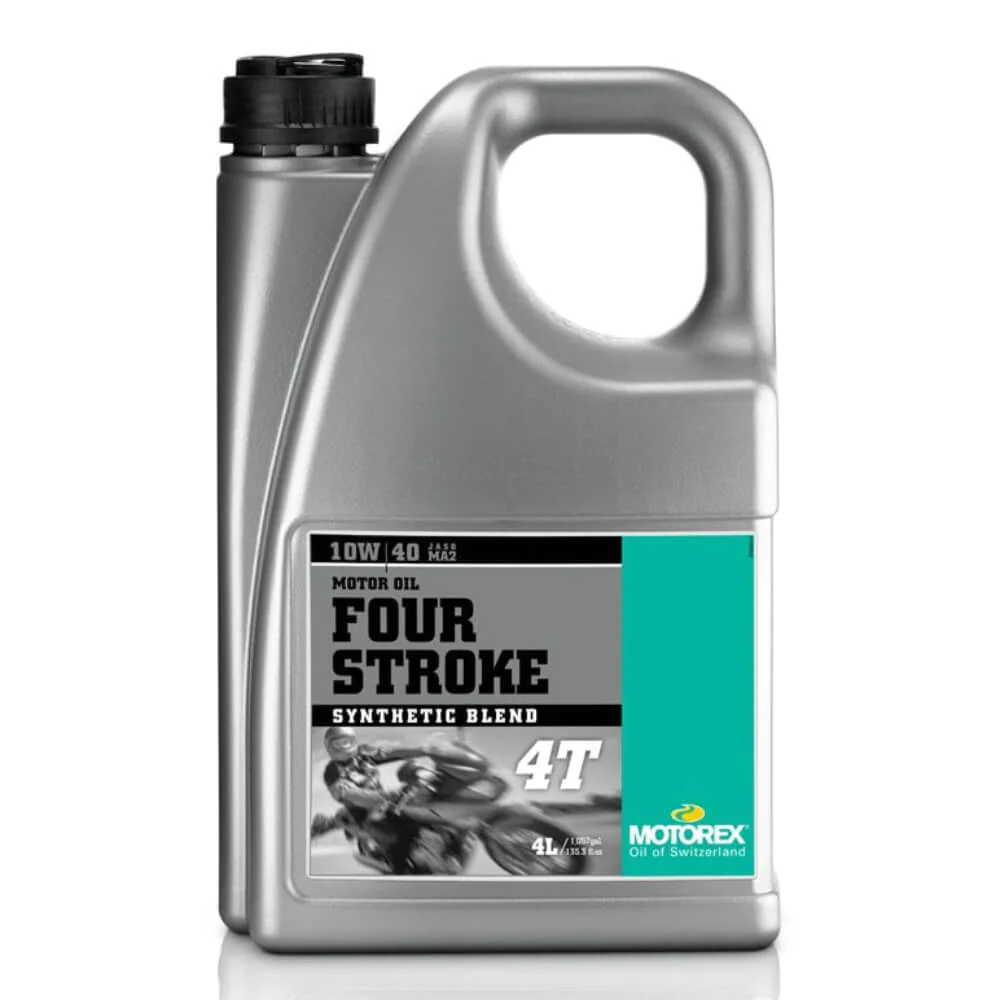 MOTOrex 4-STROKE 10W/40 Synthetic Oil - 4T - 4L