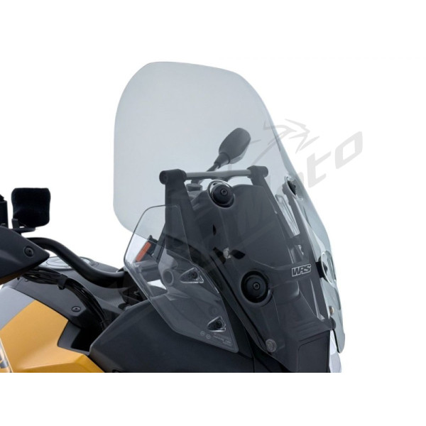 WRS Windscreen Caponord W/ Radar Smoke Moto Guzzi Stelvio 1000 24-25