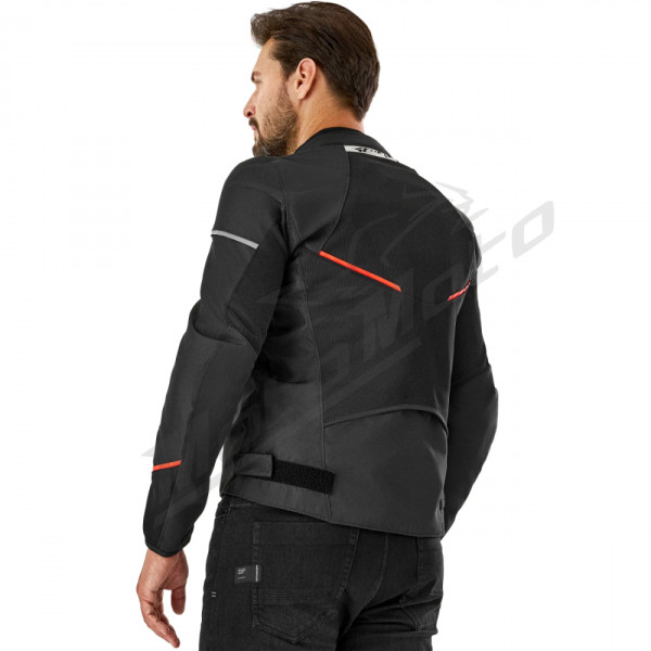 SHIMA X-MESH 2.0 MEN Tekstilinė Striukė Juoda / Raudona