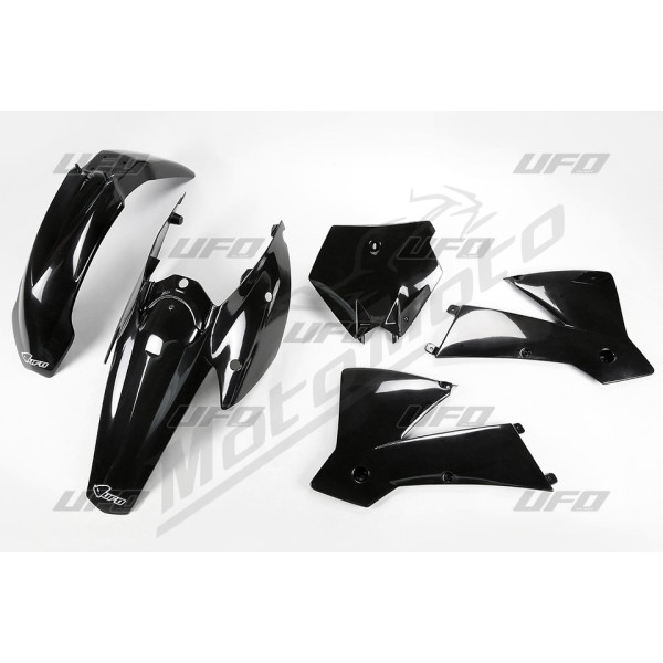 UFO Plastic kit black KTM SX 125-450 2004