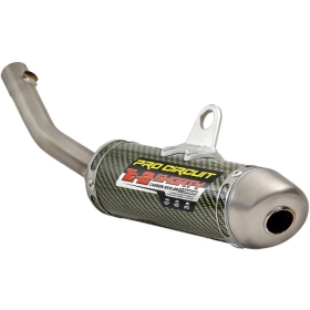 PRO CIRCUIT Ti-2 Silencer Carbon-Aramid Fiber/Titanium Honda CR 125R 93-97 