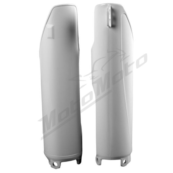 Fork covers white CEMOTO HONDA CR 125-500cc 1995-2003