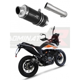Exhaust silencer Dominator GP1 BLACK KTM 390 Adventure 2020-2022