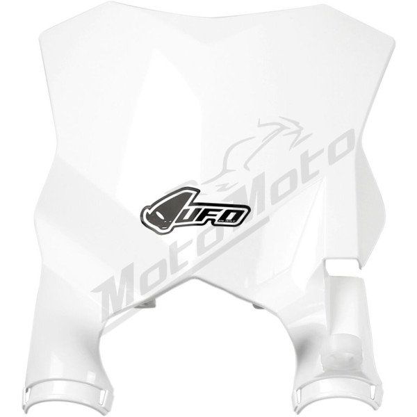 UFo Priekinio Numerio Lentelė Kawasaki KX / KXF 250-450cc 16-> Balta
