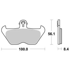 Sbs Brakepads Sintered BMW K / R 850-1200cc 94-07