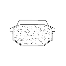 CL BRAKES 3068SC Scooter Sintered Metal Brake pads KYMCO PEOPLE / SUPER 50 99-13
