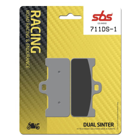 SBS DS Racing 711DS-1 Dual Sintered Brake Pads BREMBO RACING CALIPERS 100mm