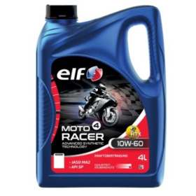 ELF Moto 4 Racer 10W-60 ADV SYN Oil 4T 4L