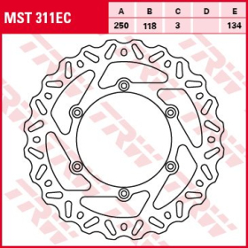 TRW ZF Front Brake Disc Suzuki / Yamaha 125-450cc 88-21