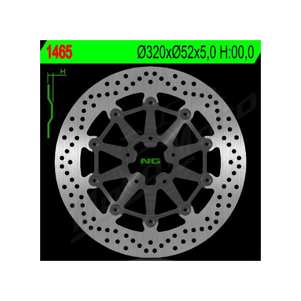 NG BRAKES Front Floating Brake Disc 320mm Husqvarna / KTM 690-701cc 13-20